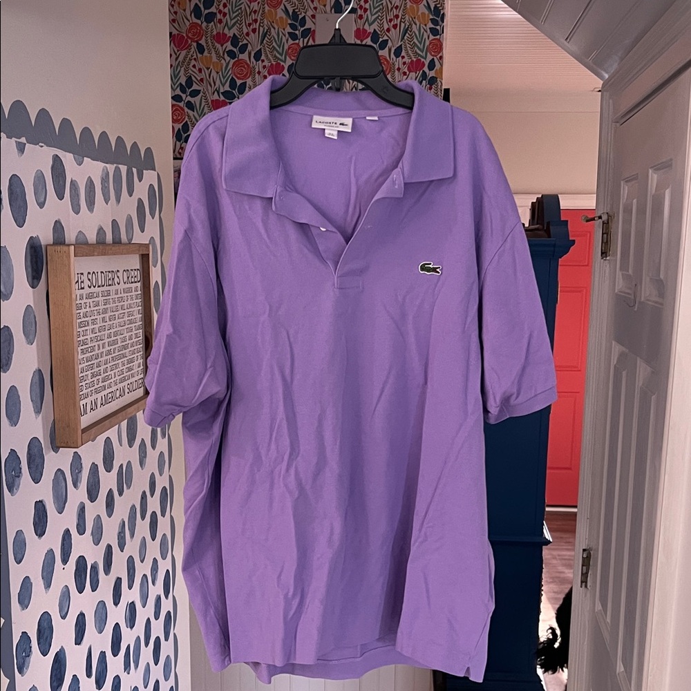 Lacoste Lavender Polo Shirt